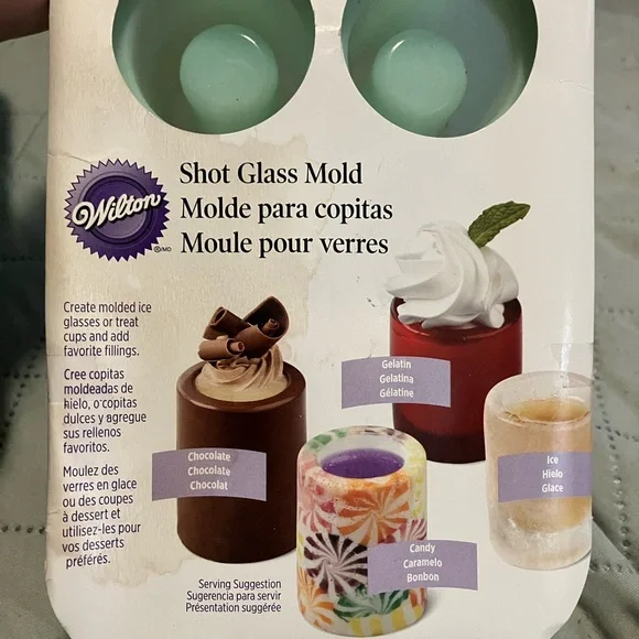 NWT 2 Sets of Round Silicone Shot Glass Molds - Picture 2 of 8